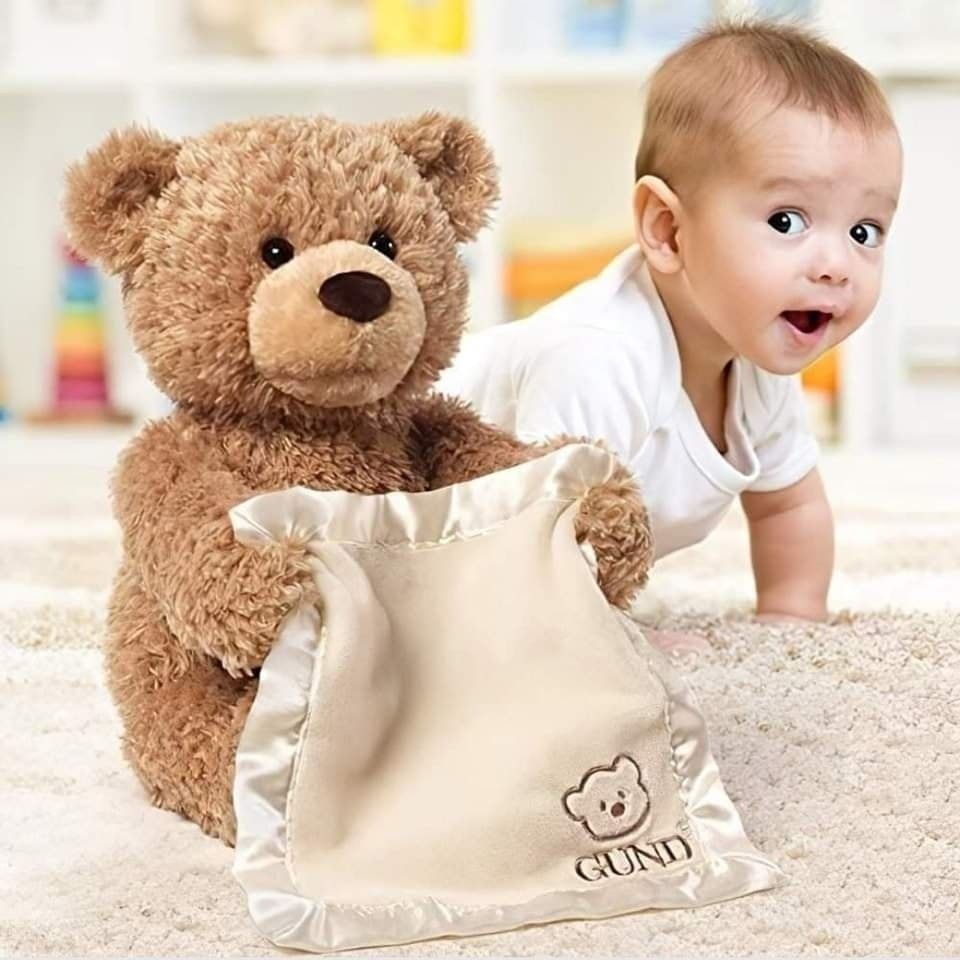 Peek-a-Boo Teddy Bear – Interactive Plush Toy