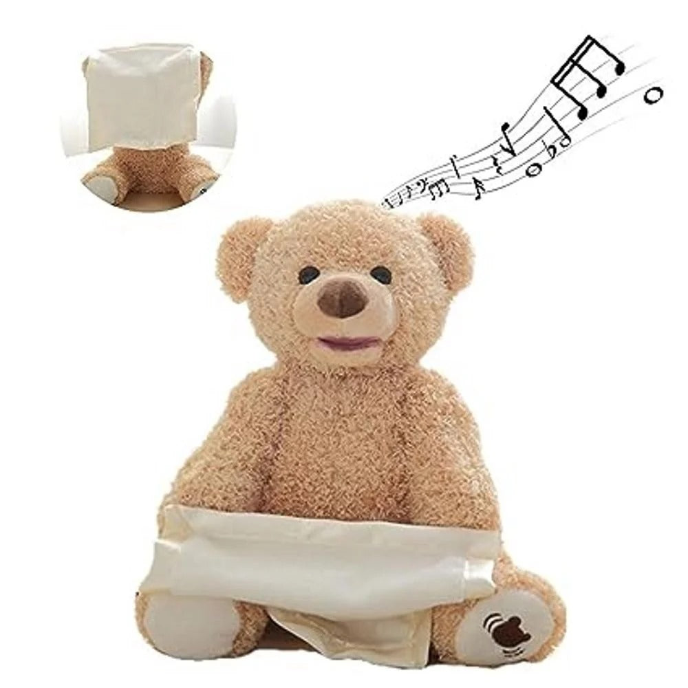 Peek-a-Boo Teddy Bear – Interactive Plush Toy