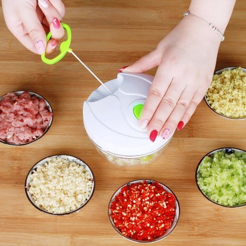 500ml Handy Manual Vegetable and Meat Cutter Chopper