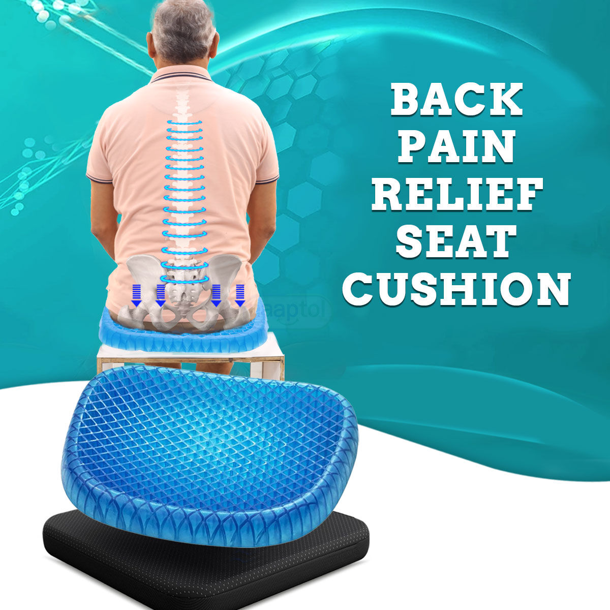Silicone Gel Sitter Cushion Seat