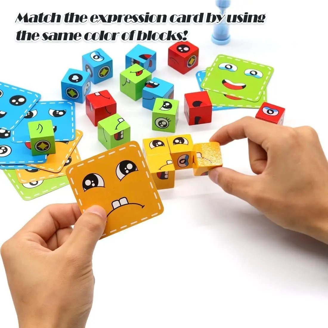 Face Changing Cube Blocks Puzzle Matching Game