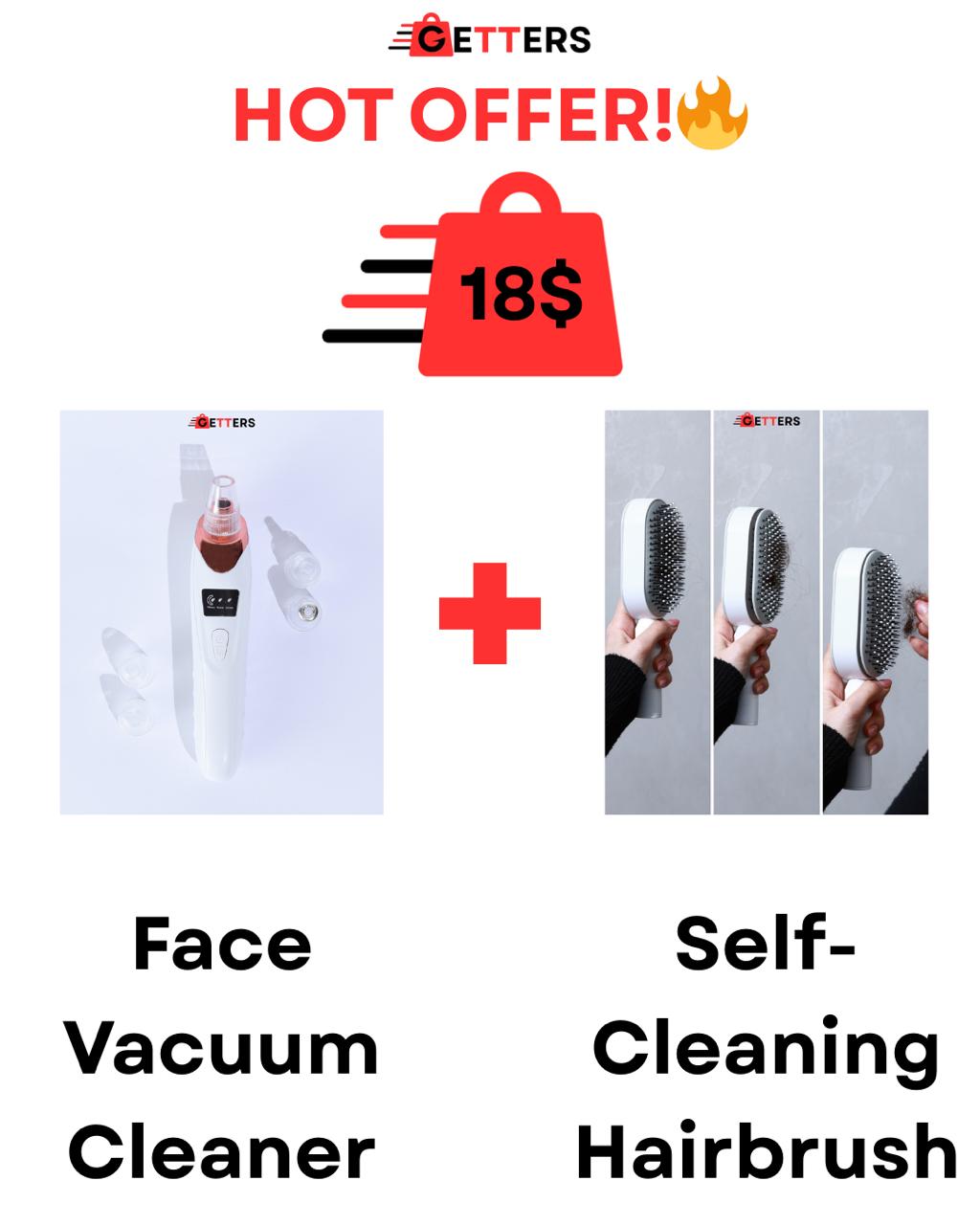 Self-Cleaning Hairbrush